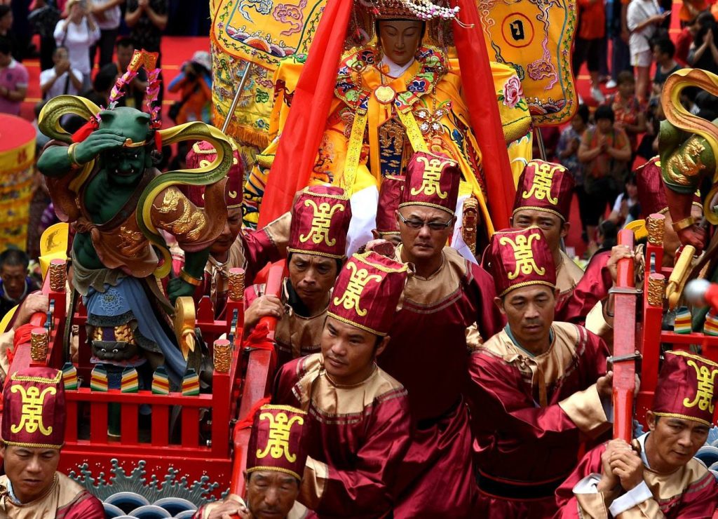 Grand Scenes of Mazu Cultural Festivals Mazu's Sacrificial Activities