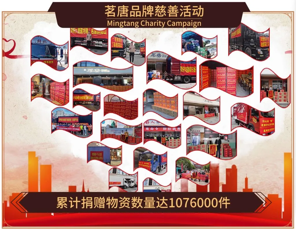 Jinshan Xue Mingtang Tea Co., Ltd. and Charity Activities