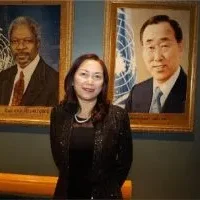 Chairwoman Mingping Huang [黄明萍] of the American Mazu Foundation