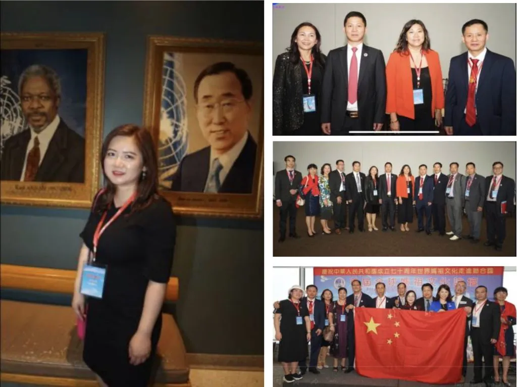 RongBin Zhu with political leaders at the UN Headquarters