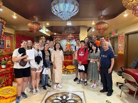 Mingping Huang and Mazu believers