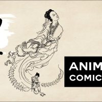 Chinese Goddess Lianhuanhua-style comic book