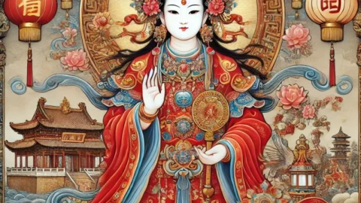 What Does Mazu Hold in Her Hand