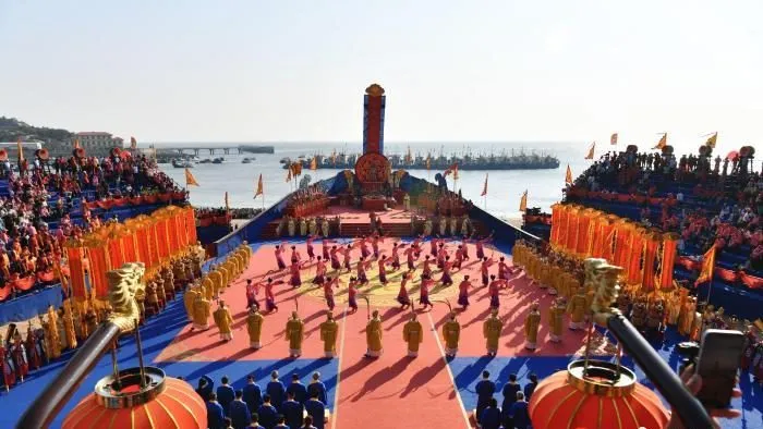 Sea Ceremony for Mazu on Meizhou Island