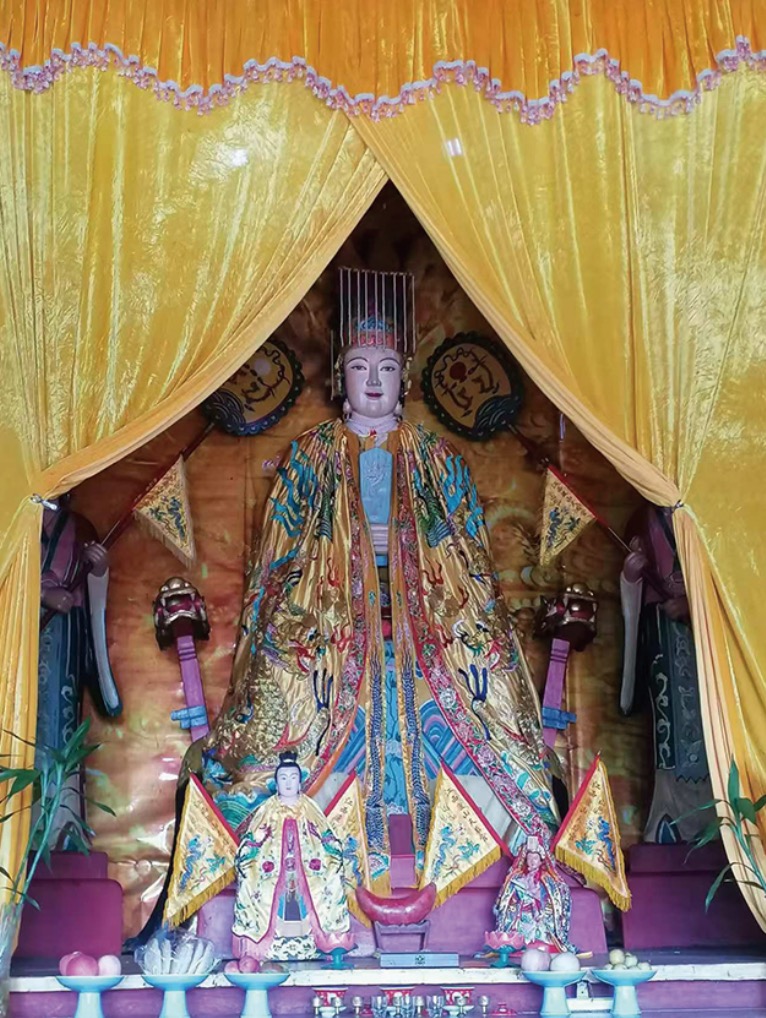 Statue of Mazu at Mount Lu Temple