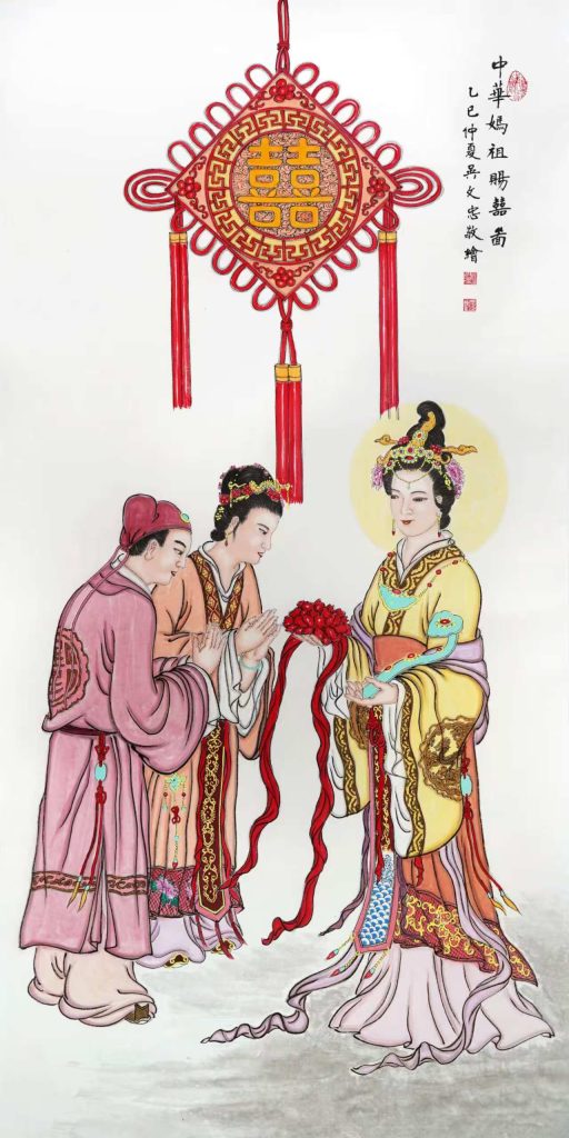 The 'Cixi Picture', where the joy reflects the red brilliance and the marriage is formed, and the double brilliance of Ruyi is witnessed by heaven and earth.