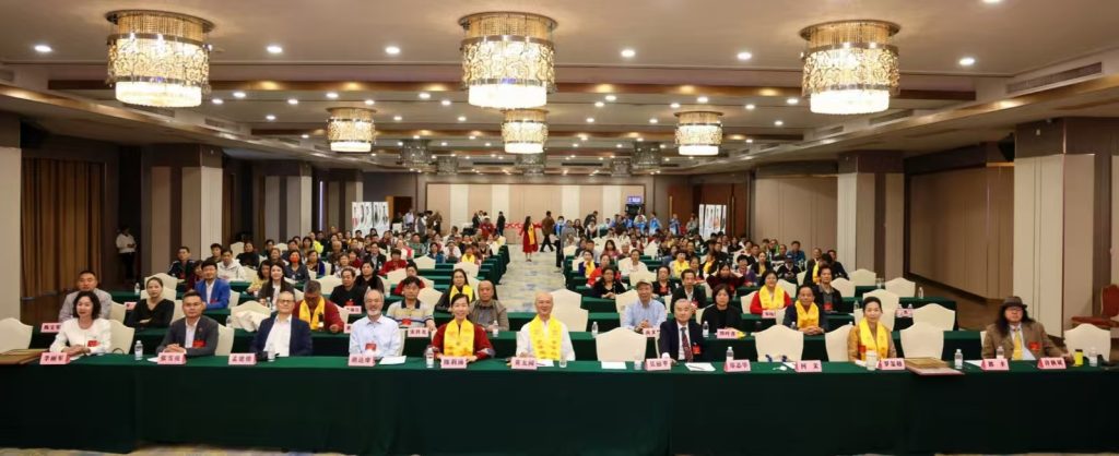 Scene of the opening ceremony of the first Mazu World Intangible Cultural Heritage Festival
