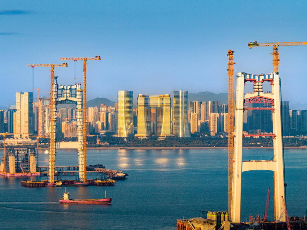 The central axis of the complex aligns with Kinmen, the Taiwan Strait, and the geographical midpoint of Taiwan Island